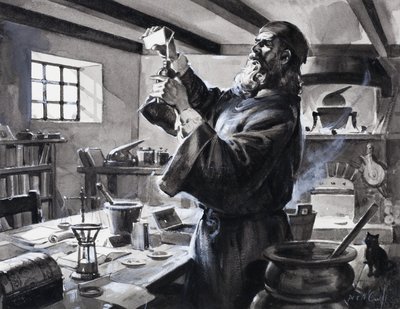 Roger Bacon, de uitvinder van het buskruit door James Edwin McConnell