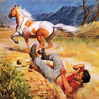 Op hol geslagen paard door James Edwin McConnell