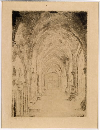 De crypte door James Ensor