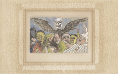 De hoofdzonden beheerst door de dood door James Ensor