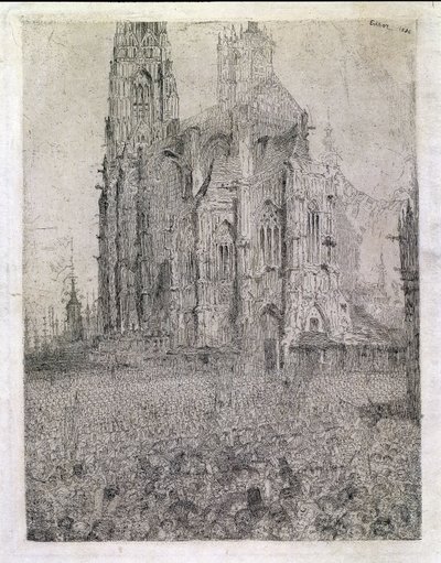 De kathedraal door James Ensor
