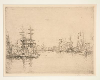 Le grand bassin, Ostende door James Ensor