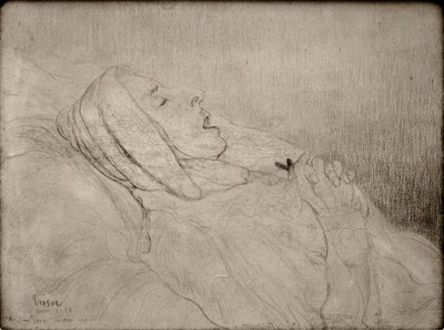 Mijn dode moeder door James Sidney Ensor