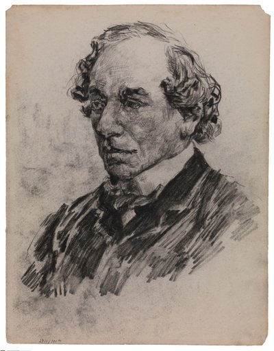 Portret van een man door James Ensor