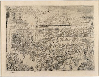 Romeinse zegetocht door James Ensor