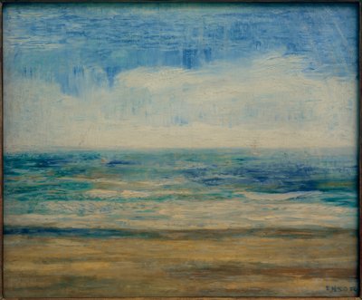 Strand van Oostende door James Sidney Ensor