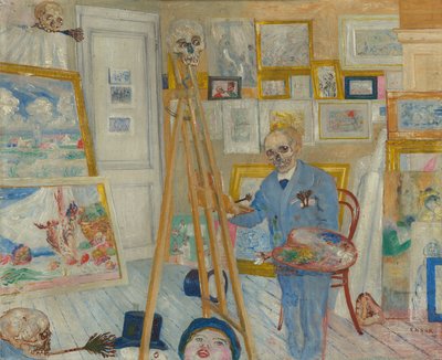 De skeletschilder door James Ensor