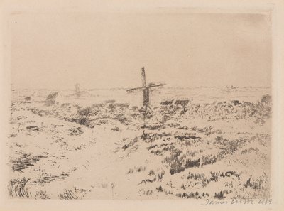 De windmolen bij Mariakerke door James Ensor