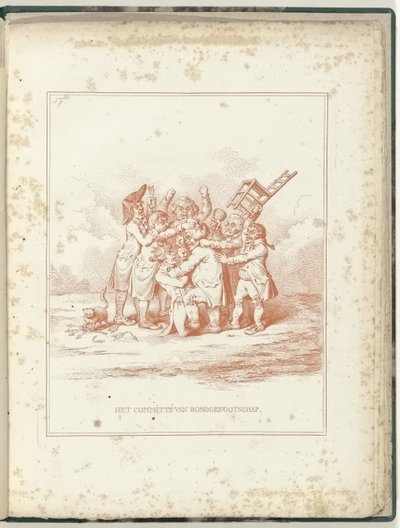 Comité van Bondgenootschap, 1795 door James Gillray (possibly)