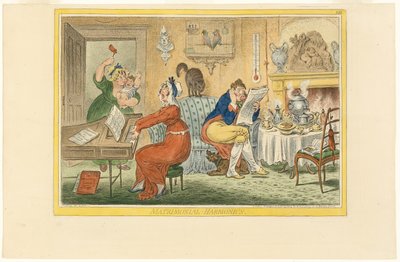 Huwelijkse Harmoniek (Recto) door James Gillray