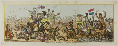 Naar de verkiezing door James Gillray