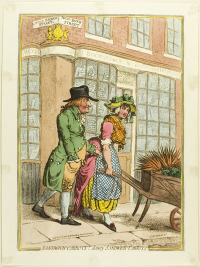 Sandwich-worteltjes! -Mooie Sandwich-worteltjes door James Gillray