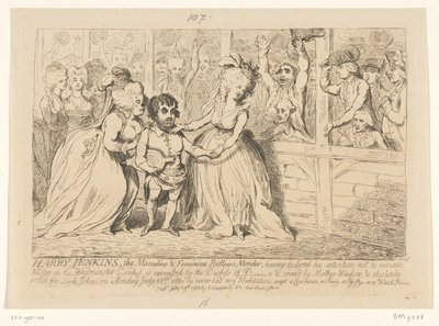 Spotprent op de Engelse binnenlandse politiek, 1788 door James Gillray