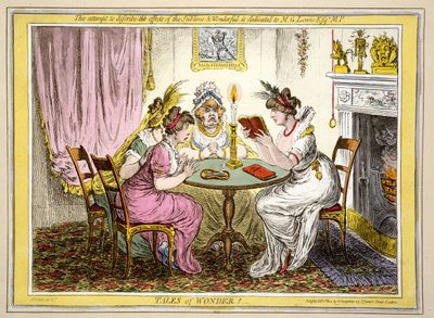 Tales of Wonder, uitgegeven door H. Humphrey, Londen, 1802 door James Gillray