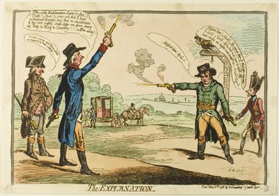 De Uitleg door James Gillray