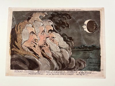 Wierd Sisters; Ministers van de Duisternis; Handlangers van de Maan door James Gillray