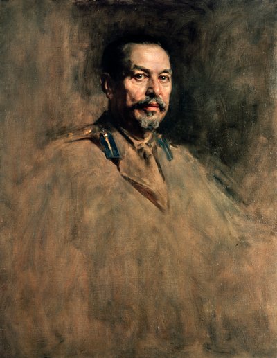 Portret van Louis Botha (1862-1919), ca. 1919-1921, Zuid-Afrikaanse politicus, schilderij door James Guthrie (1859-1930). Zuid-Afrika, 20e eeuw door James Guthrie