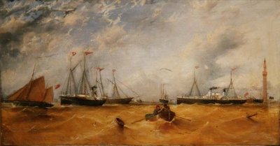 Scheepvaart ten noorden van Grimsby Haven door James H. Wheldon