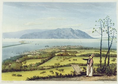 Kingston en Port Royal vanaf Windsor Farm, uit 