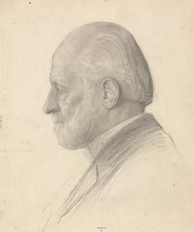 Portret van een Oudere Man en Portret van een Oudere Vrouw door James Havard Thomas