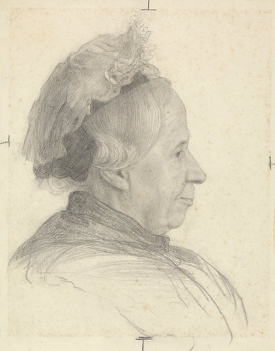 Portret van een oudere heer en portret van een oudere vrouw door James Havard Thomas