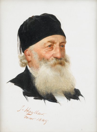 Studie van een bebaarde heer, 1889 door James Hayllar