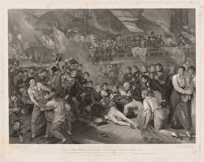 Dood van Lord Nelson door James Heath