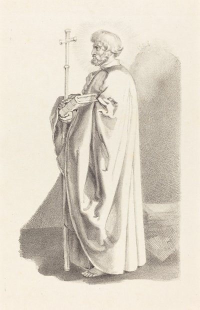 Een Apostel, van Albert [sic] Durer door James Henry Lynch after John Flaxman