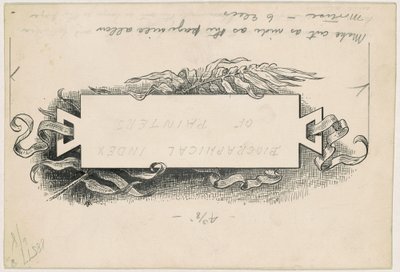Index door James Henry Moser