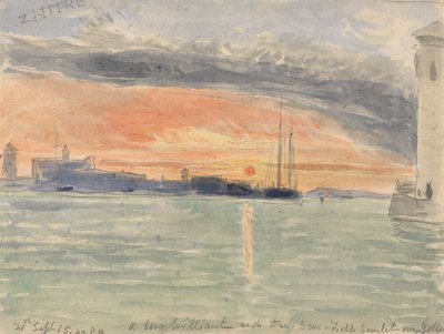 De Zattere, Zonsondergang door James Holland