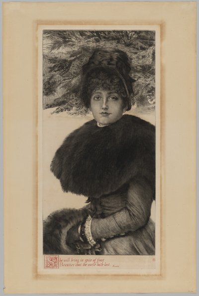 Een winterwandeling door James Jacques Joseph Tissot