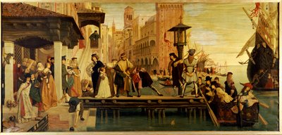 Vertrek van het Verloren Kind uit Venetië, 1863 door James Jacques Joseph Tissot