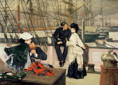 De kapitein en de stuurman, 1873 door James Jacques Joseph Tissot