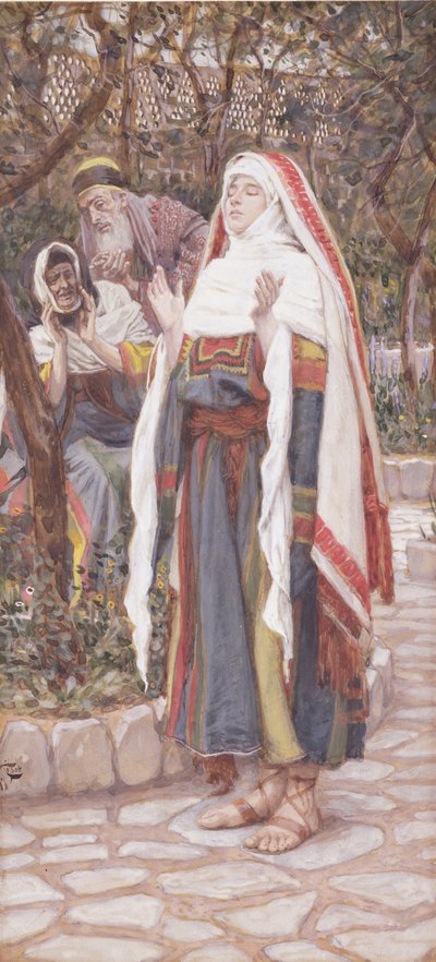 Het Magnificat, illustratie voor Het leven van Christus, c.1886-94 door James Jacques Joseph Tissot