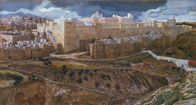 De Tempel van Herodes in de Tijd van Onze Heer, c.1886-96 door James Jacques Joseph Tissot