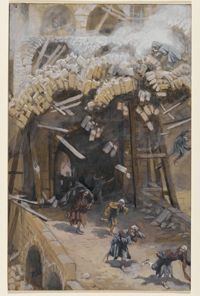 De toren van Siloam door James Jacques Joseph Tissot