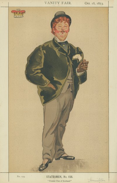William Alexander Louis Stephen Hamilton-Douglas, Hertog van Hamilton door James Jacques Joseph Tissot