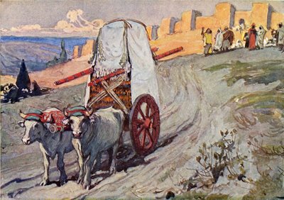 De ark wordt weggestuurd door J James Tissot - Bijbel door James Jacques Joseph after Tissot
