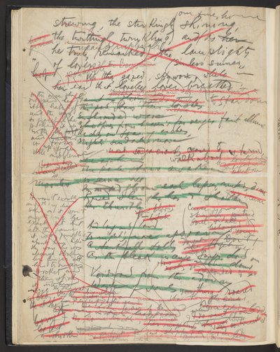 Het eerste ontwerp van Tristan en Isolde door James Joyce