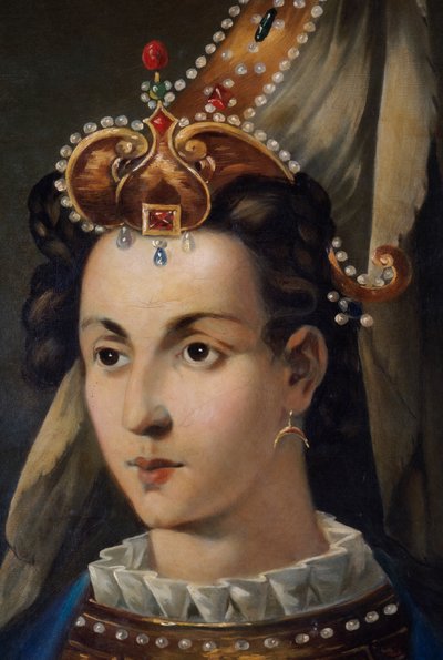 Portret van Roxelana, de Russische slavin die de vrouw werd van Suleyman I.Top... door James L Stanfield