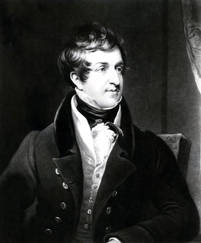 John Cam Hobhouse, prent gemaakt door Charles Turner, 1834 (mezzotint) door James Lonsdale