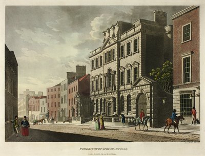Powerscourt Huis, Dublin door James Malton