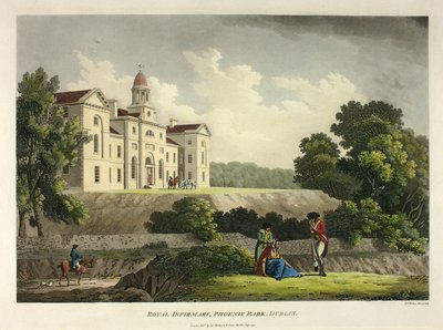 Royal Infirmary Phoenix Park, Dublin door James Malton