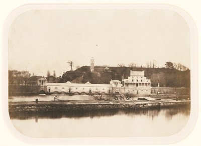 De waterfabriek, Fairmount, Philadelphia door James McClees