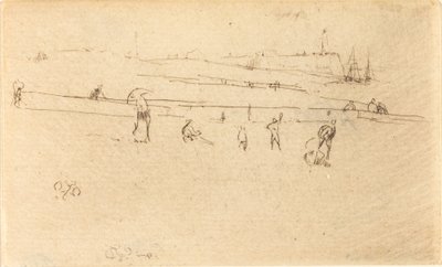 Een Schets in Dieppe door James Abbott McNeill Whistler