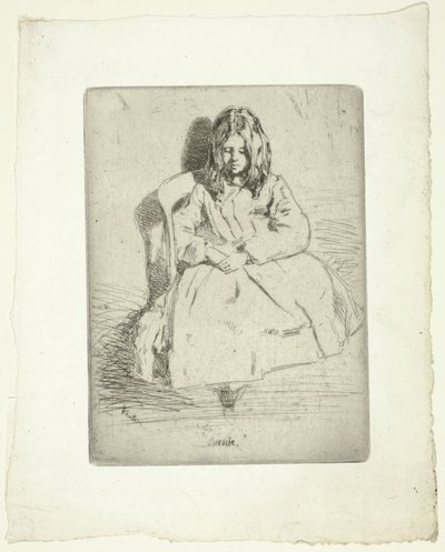 Annie, Zittend door James McNeill Whistler