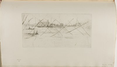 Battersea: Vroege ochtend door James Abbott McNeill Whistler