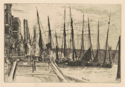 Billingsgate door James Abbott McNeill Whistler