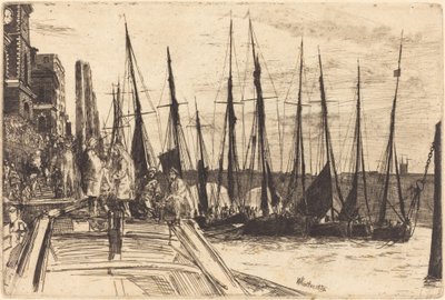 Billingsgate door James Abbott McNeill Whistler