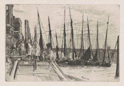 Billingsgate door James Abbott McNeill Whistler